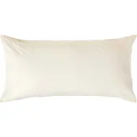 Homescapes Kussensloop 40x80 cm – Crème – 100% Egyptisch Perkal Katoen – 200 TC
