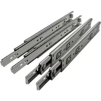 Sotech 2 Paar (4 stuk) Volledig uitschuifbaar Ladegeleider KV1-45-H45-L350-NF Lengte 350 mm Draagkracht 45 kg gegalvaniseerd van