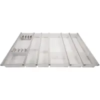 Sotech Cuisio Bestekbak 800 mm Translucent-wit
