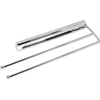 Sotech handdoekrek chroom 2-armig 410 mm handdoekhouder handdoekrek