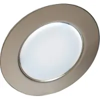 Trango Set van 1 LED Meubelinbouwspot G4E-018 Inbouwlamp 12 Volt AC/DC Plafondlamp in Chroom Meubellamp, Inbouwlamp (Vervangende Lamp met MR16, G4, GU5.3 Fitting) Afzuigkap Lamp, Kabinetslamp