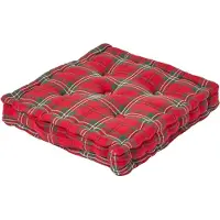 Homescapes zitkussen Edward tartan patroon 40 x 40 x 10 cm