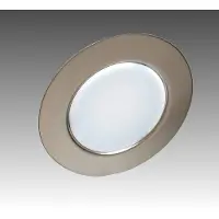 Trango Set van 1 - 12 Volt AC/DC LED Meubelinbouwspot G4E-018 Inbouwlamp, Plafondlamp in Chroom Meubellamp, Inbouwlamp (Vervangende Lamp met MR16, G4, GU5.3 Fitting) Afzuigkap Lamp, Kabinetslamp, enz.