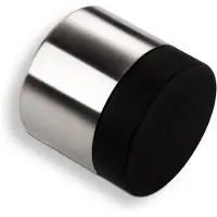 Sotech 2 stuks deurstopper Topper, echt RVS, muurafstand: 30 mm, diameter: 30 mm