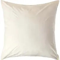 Homescapes Kussensloop 80x80 cm – Crème – 100% Egyptisch Perkal Katoen – 200 TC