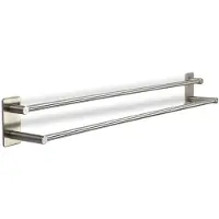 Sotech Wandgarderobe Talida zelfklevend van RVS Lengte: 735 mm dubbele