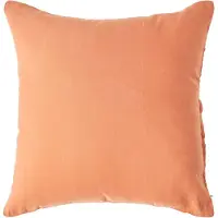 Homescapes linnen kussensloop 60 x 60 cm - oranje