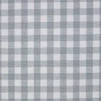 Homescapes Vichy geruite katoenen stof - verkocht per meter blauw en wit, 150 cm breed