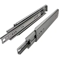 Sotech 1 Paar (2 stuk) Volledig uitschuifbaar Ladegeleider KV1-250-H76-L559-NF Lengte 559 mm Draagkracht 250 kg gegalvaniseerd van