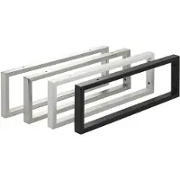 Sotech Wastafelconsole WK450 mm gepolijst roestvrij staal Design wastafelbeugel Stabiele wandbeugel Steun voor opzetwastafel