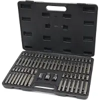 HBM inbus, torx, spline en ribe doppenset 75-delig