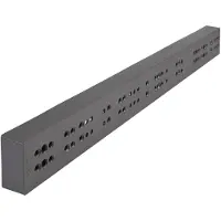 Sotech Opvullijst voor Ladegeleiders (BxHxD) 25 x 50 x 486 mm Antraciet Opvulrail voor ladesystemen Rail voor het overbruggen van binnenladen van