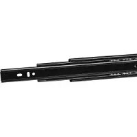 Sotech 2 Paar (4 stuk) Volledig uitschuifbaar Ladegeleider KV3-45-H45-L300-NF Lengte 300 mm Draagkracht 45 kg Zwart van