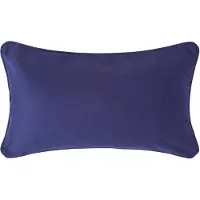 Homescapes Donkerblauwe katoenen kussenhoes 30 x 50 cm