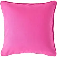 Homescapes roze katoenen kussenhoes, 60 x 60 cm