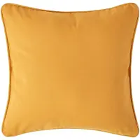 Homescapes Mosterdgeel katoenen kussenhoes 60 x 60 cm