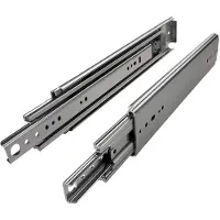Sotech 1 Paar (2 stuk) Volledig uitschuifbaar Ladegeleider KV1-250-H76-L1422-NF Lengte 1422 mm Draagkracht 250 kg gegalvaniseerd van