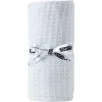 Homescapes - Wafel babydeken - 100% biologisch katoen - wit - 125x150 cm