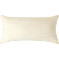 Homescapes Satijn Streep Katoen Kussensloop 40x80 cm – Geel – 100% Egyptisch Katoen – Draaddichtheid 330