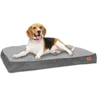 Ib style Happy Dreams Hondenbed - Hondenmand - Hondenkussens - 82x58 cm - Grijs