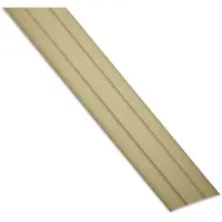 Sotech 1 stuk Aluminium Overgangsprofiel Cross zelfklevend Overgangsrail Aluminium plat, vloerplint met breedte 37 mm Compensatieprofiel messing geanodiseerd afdekstrip 100 cm