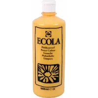 Ecola plakkaatverf 202 Donkergeel 1000ML