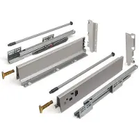 Sotech Lasysteem SO-BOX Grijs Hoogte: 199 mm met Zijmontage Stang Diepte: 350 mm Lade stressbestendig tot 40 Kg Soft-Close