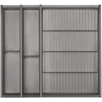 Sotech Kruideninzet Cuisio doorschijnend grafitgrijs voor 600 mm Corpusbreedte Diepte 473 mm Bestekinzet voor Legrabox van