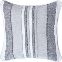 Homescapes Marokko kussenhoes in grijs en wit, 100% katoen, 60 x 60 cm
