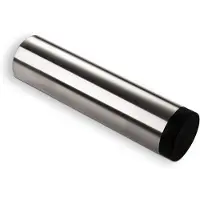 Sotech 2 stuks deurstopper Topper, echt RVS, muurafstand: 120 mm, diameter: 30 mm