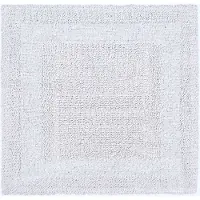 Homescapes douchemat wit 50x50 cm gemaakt van 100% katoen