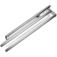 Sotech Aluminium Handdoekhouder TED 2-armig gepolijst chroom (450 - 730 mm, uitschuifbaar, draaibaar) telescopisch handdoekrek geschikt voor badkamer of keuken