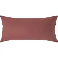 Homescapes Kussensloop 40x80 cm – Chocoladebruin – 100% Egyptisch Perkal Katoen – 200 TC