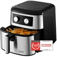 TZS First Austria Airfryer - Heteluchtfriteuse - 8L - 1700W - 80ºC tot 200ºC - Zwart