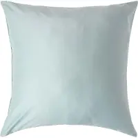 Homescapes Biologisch Kussensloop 80x80 cm – Eendenei Blauw – 100% Egyptisch Katoen Satijn – Draaddichtheid 400