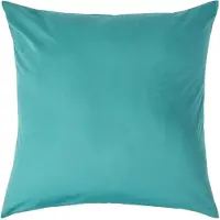 Homescapes Kussensloop 60x60 cm – Petrol – 100% Egyptisch Perkal Katoen – 200 TC