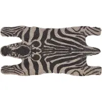 Homescapes - Deurmat kokos - Zebra design
