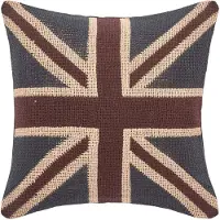 Homescapes Jacquard Union Jack Kussenhoes 45 x 45 cm