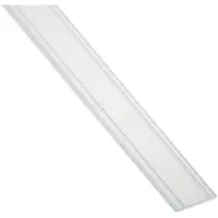Sotech 1 stuk Overgangsprofiel Cross zelfklevend extra plat zilver geanodiseerd Overgangsrail Breedte 30 mm Lengte 100 cm Vloer-profiel Compensatieprofiel