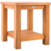 CLP Keaton Bijzettafel - buiten - weerbestendig - tuintafel - teaktafel voor tuin, terras en balkon - teak - teak