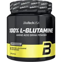 Biotech USA 100% L-Glutamine (240 Gram) - aminozuur, l-glutamine - l-glutamine - l-glutamine
