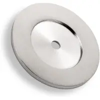 Sotech 2 stuks onderlegger voor deurstopper Topper, echt RVS, diameter: 52 mm