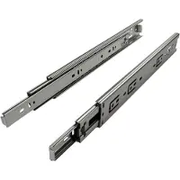 Sotech 1 Paar (2 stuk) Volledig uitschuifbaar Ladegeleider KV1-45-H45-L700-NF Lengte 700 mm Draagkracht 45 kg gegalvaniseerd van