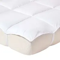 Homescapes - Matrasoplegger met super microvezel vulling - 135x190 cm