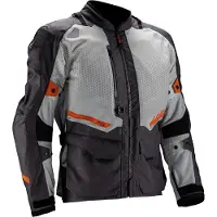 Leatt ADV Flowtour 5.5 Textieljack Grijs/Zwart/Oranje XL, Mannen
