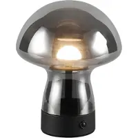 RL LIVE YOUR LIGHT REALITY DOOLEY - Tafellamp - Rookkleur - incl. 1x SMD 1,5 W - 4-stappen TOUCH - USB-aansluiting - Oplaadbaar - Snoerloos