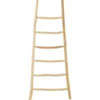 J-Line decoratie Ladder 6 Stappen - hout - naturel