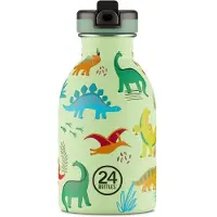 24Bottles Urban Bottle-jurassic Friends Waterfles 250ml