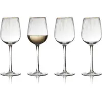 Selsey Witte Wijnglas Palermo Clear 300 ml (Set van 4)