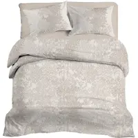 Linnick Dekbedovertrek Katoen Renforcé Ramina - beige 240x200/220